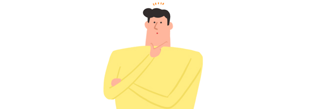 考える男性
