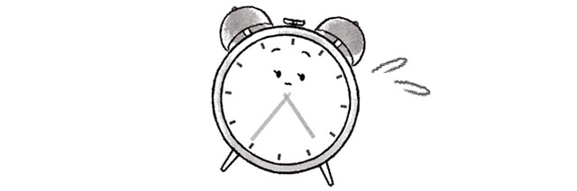 焦る時計