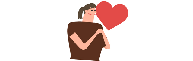 想いを伝える女性