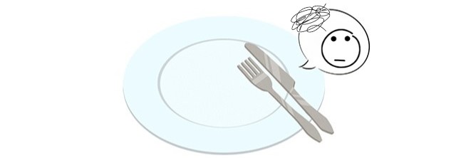 ナイフの刃が外側を向く置き方はNG