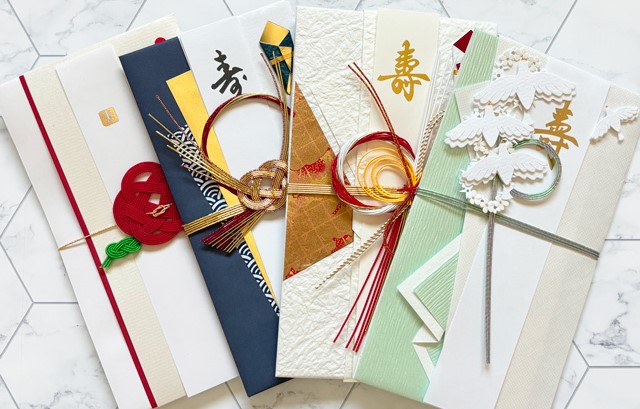 たくさんのご祝儀袋