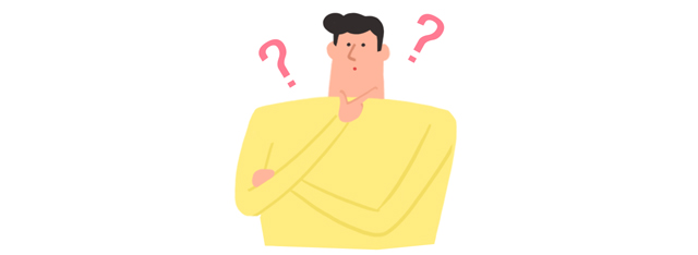 悩んでいる男性