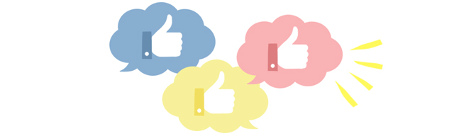 サムズアップのイラスト