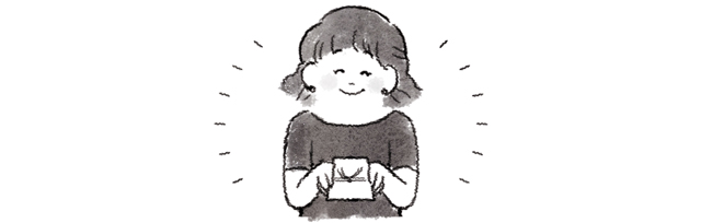 ご祝儀を渡す女性
