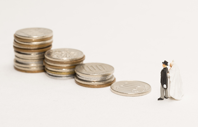 お金と新郎新婦