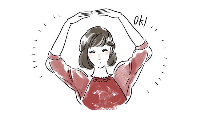 丸を作る女性ゲスト