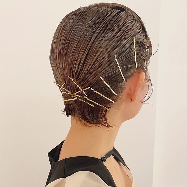 ショートヘアのアレンジ実例