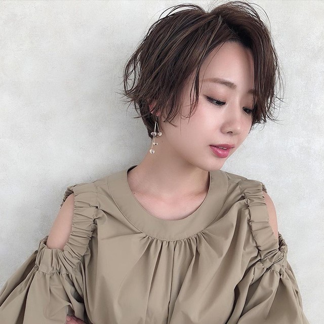 ショートヘアのアレンジ実例