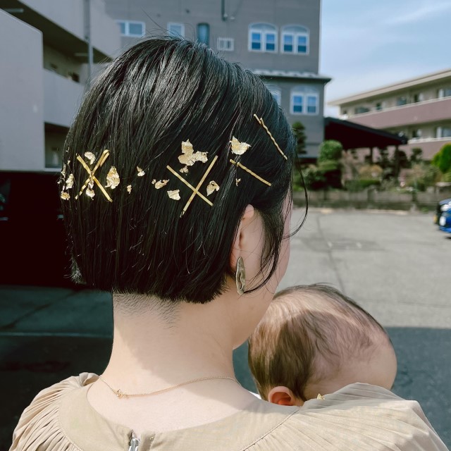 ショートヘアのアレンジ実例