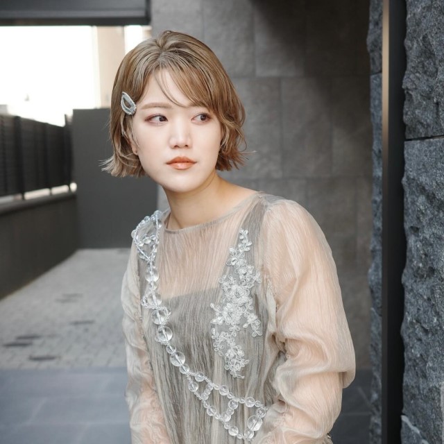 ショートヘアのアレンジ実例