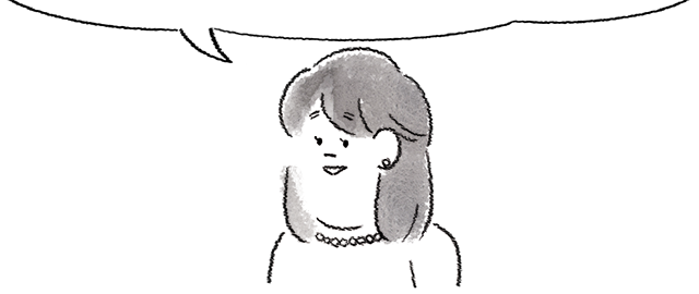 スピーチする女性