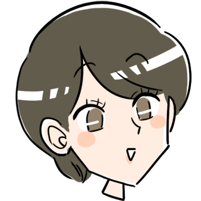 微笑んでいる女性のアイコン