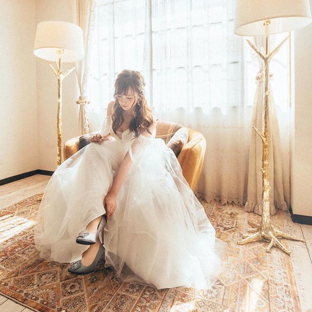 お仕度ショット