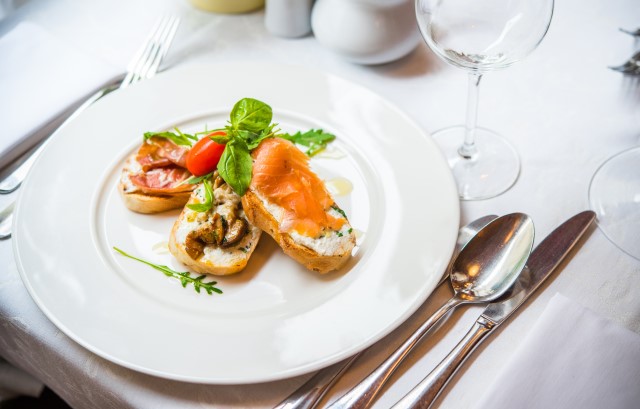 料理の盛り付け