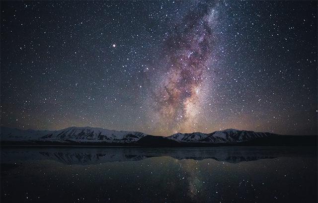 テカポ湖の夜景