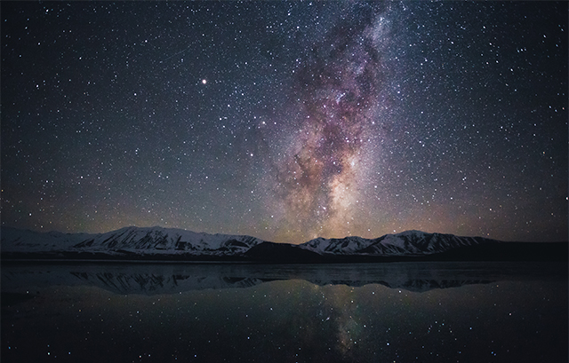 テカポ湖と星空