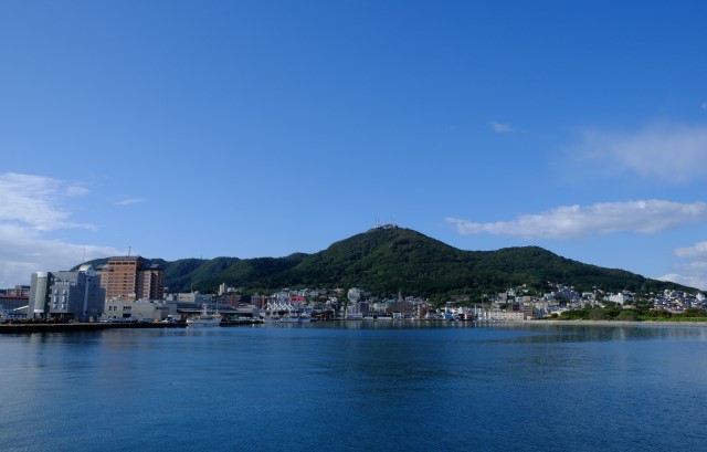 函館山と港