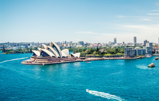 オペラハウスとオーストラリアの景色