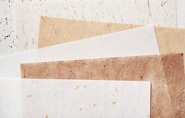 色々な質感の紙