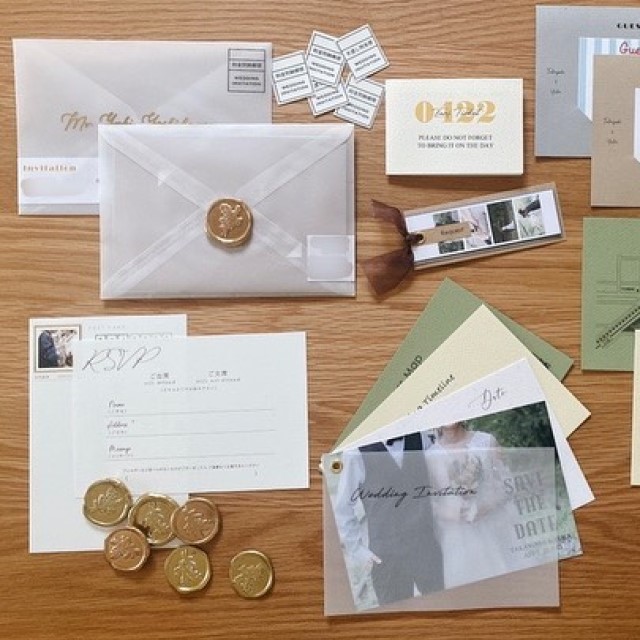 写真をメインにした招待状