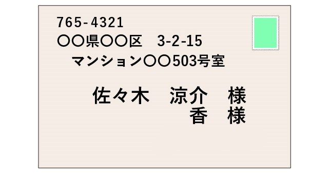 夫婦の書き方