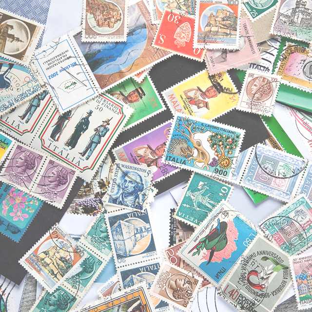 大量の切手