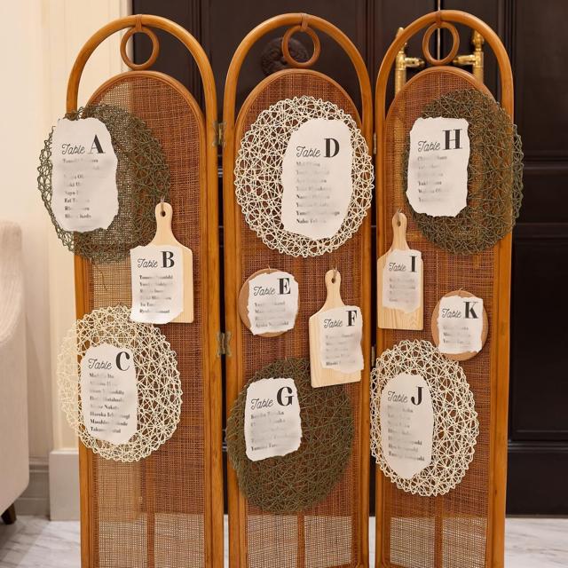 シーティングチャート