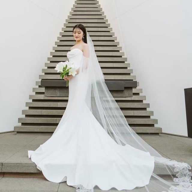 マーメイドラインのウェディングドレス