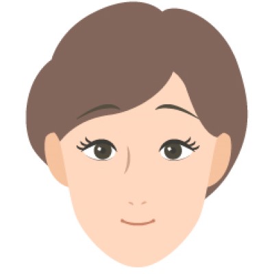面長の先輩花嫁