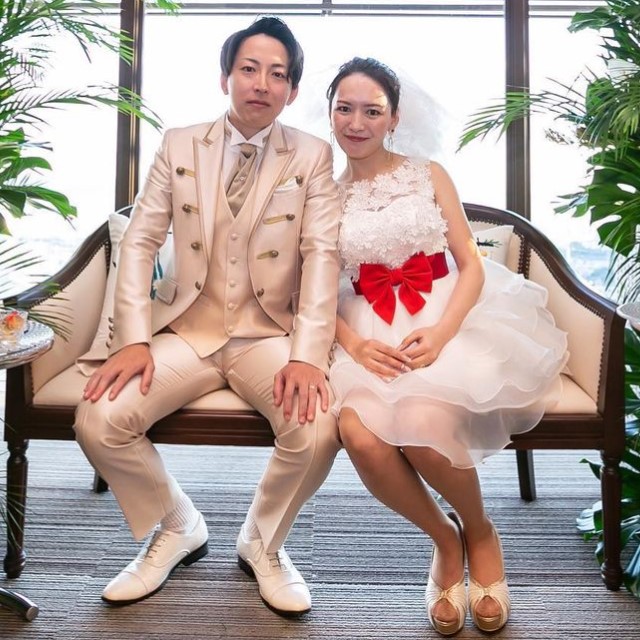 【みーページ】ミニスカートが可愛いウェディングドレス　結婚式　披露宴 ミニスカートが可愛いウェディングドレス3 結婚式 披露宴 ミニ