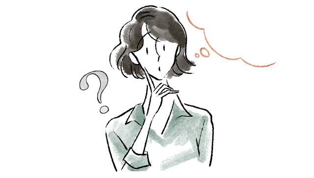 悩んでいる女性