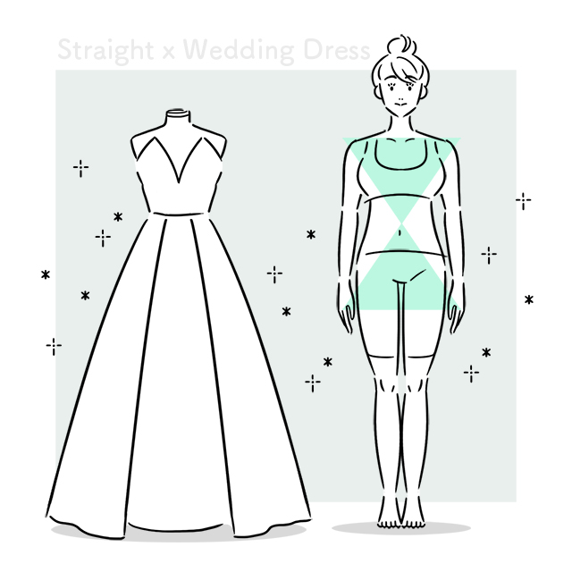 Straight x Wedding Dress