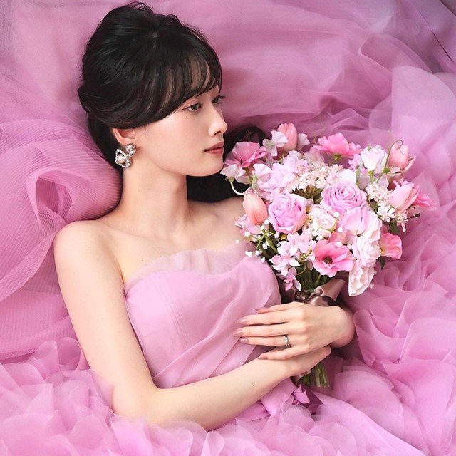 ピンクのブーケ