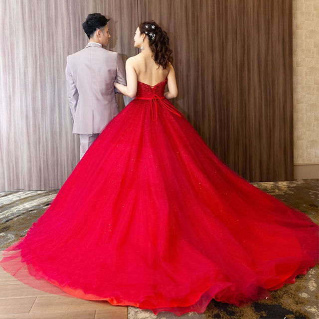 かわいい赤ドレス10