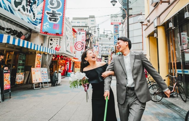 黒のウェディングドレス