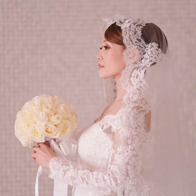 マリアベールをつけた花嫁2