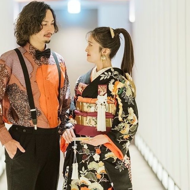 実例】黒引き振袖ってどんな衣裳？歴史や魅力、先輩花嫁のコーデ