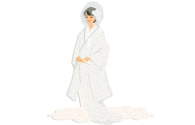 オーガンジー打掛