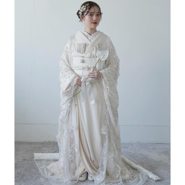 オーガンジー打掛（新和装）って？魅力やステキなデザイン実例を紹介