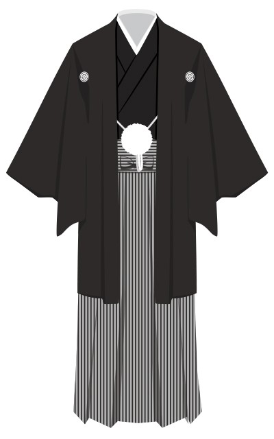 五つ紋付き袴