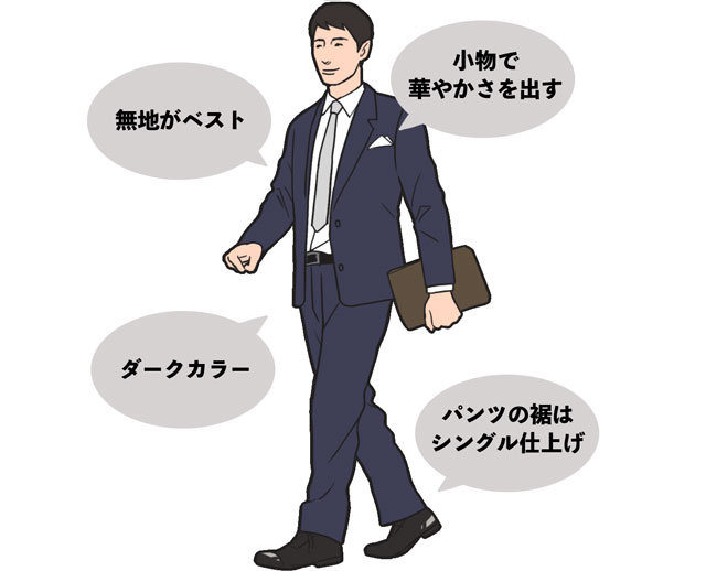 ダークスーツの例