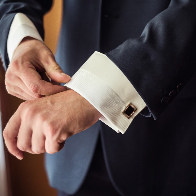 カフスボタン メンズ カフスボタン ​​機械式ムーブメント カフスボタン ​​シャツボタン カフスボタン カフス メンズ メンズビジネスメカニカルカフスボタン  結婚式 フォーマル 通勤(Gold) 結婚式パーティー用の機械式ムーブメント付きシャツボタンのカフスボタン