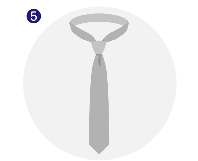 ネクタイの結び方手順5
