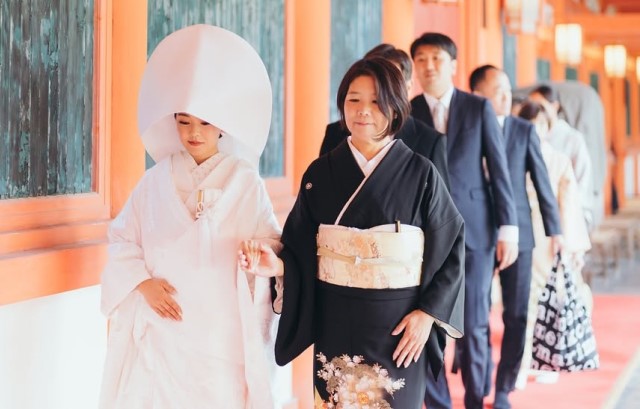 神社での結婚式