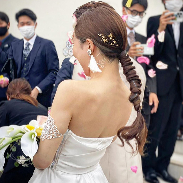 大きい割引 shiro♡結婚式用ヘッドドレス 立ち止まる ヘアアクセサリー