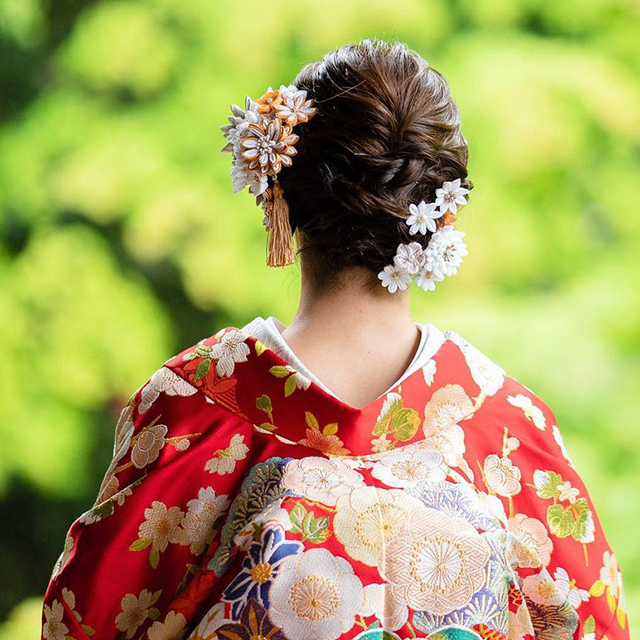 花嫁かんざし 日本髪かつら用 花嫁 打掛かんざし 簪 髪飾り 人形材料 
