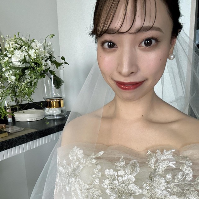 王道メイクの花嫁さん