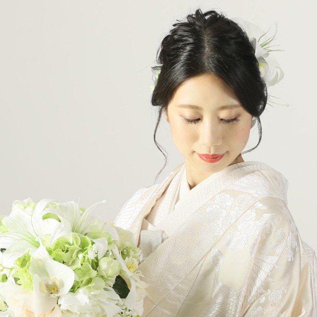クラシカルメイクの花嫁さん