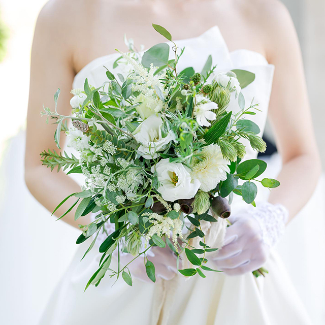 二連パールネックレス ホテル展示会50万円 クリームカラー 花嫁