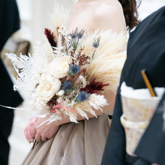 「白」×「差し色」ブーケ5選